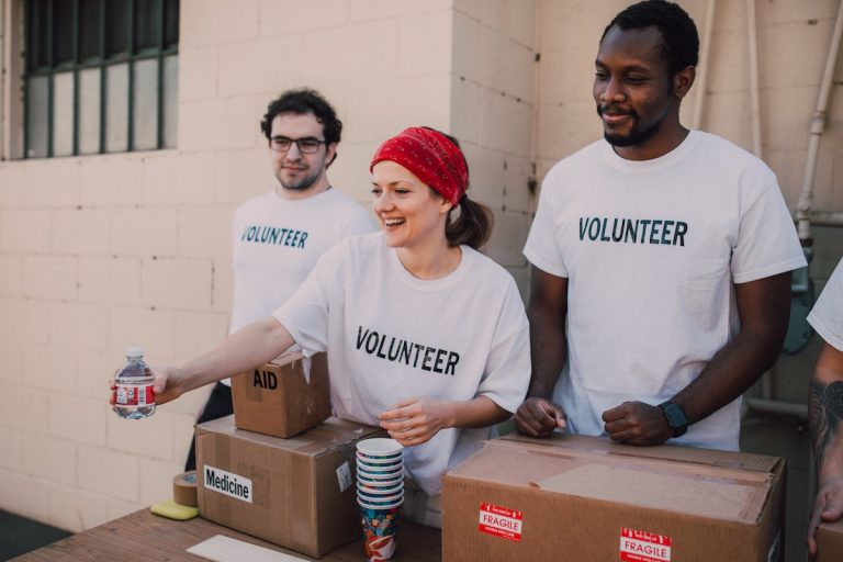 volunteer workers