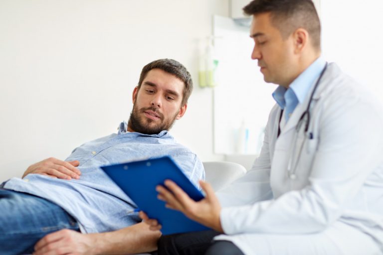 A person getting an annual physical exam