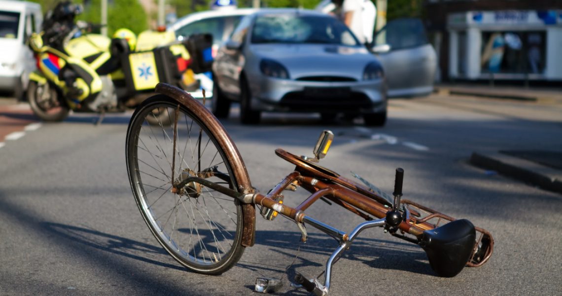 cyclist was hit by a vehicle in an accident